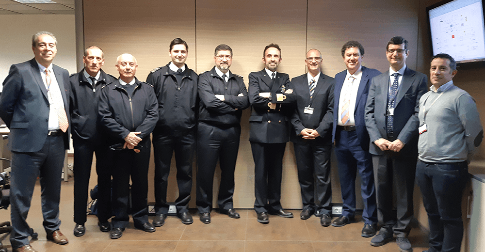 Visit of the Italian Navy to the OCEAN2020 Development LAB